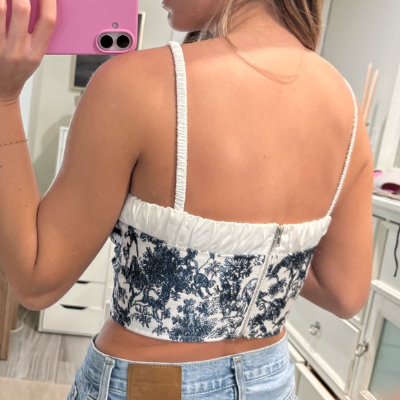 Printed corset top - Picture 5 of 5